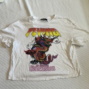Bershka dragon graphic shirt
